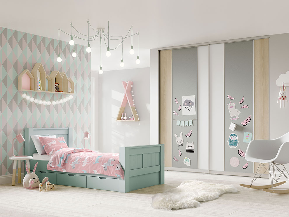Fitted Bedroom Furniture For Kids Sliding Wardrobe Doors